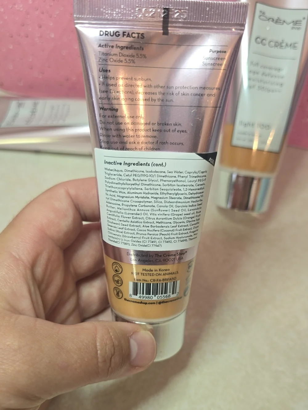 The Creme Shop CC Creme Full Coverage CC Cream - Choose Shade